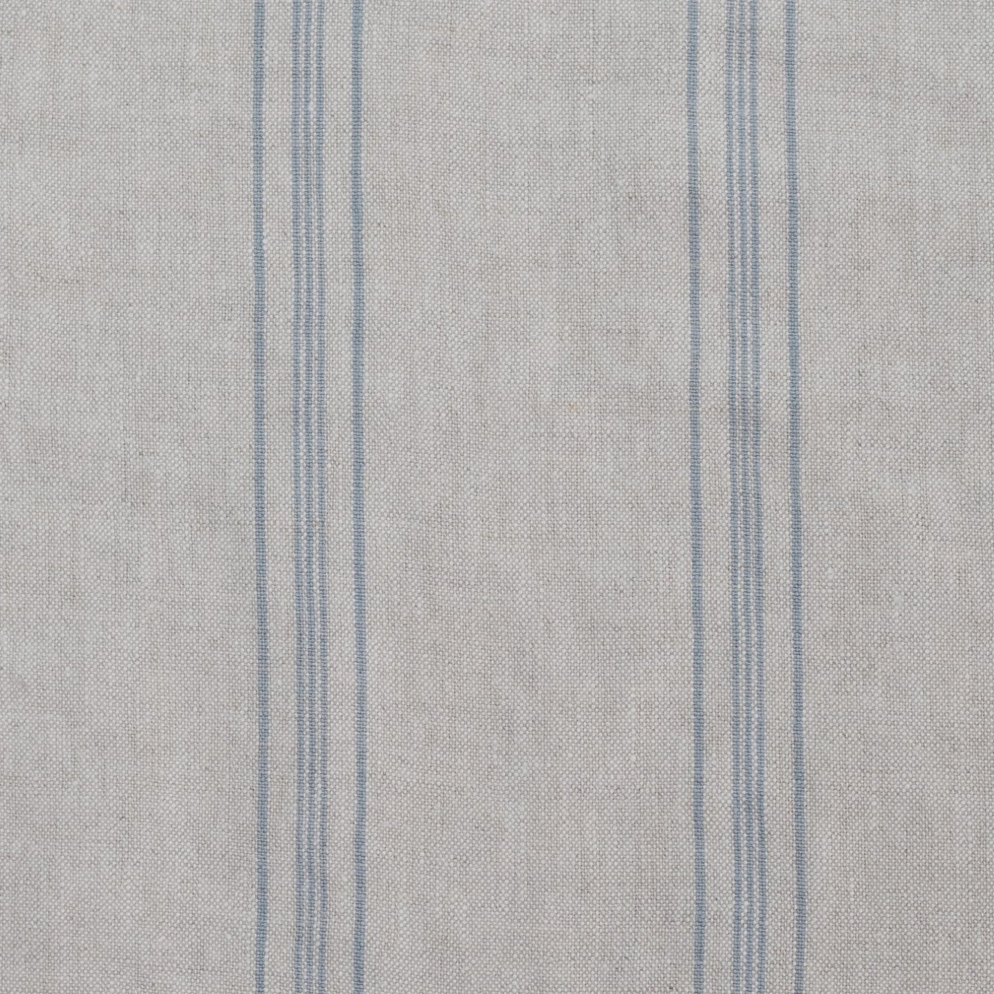 Linen Tote Bag - Gray Blue Wide Stripe