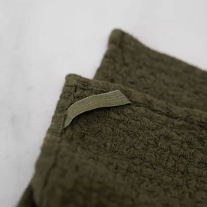 Linen Dishcloth Set - Martini Olive (Set of 2)