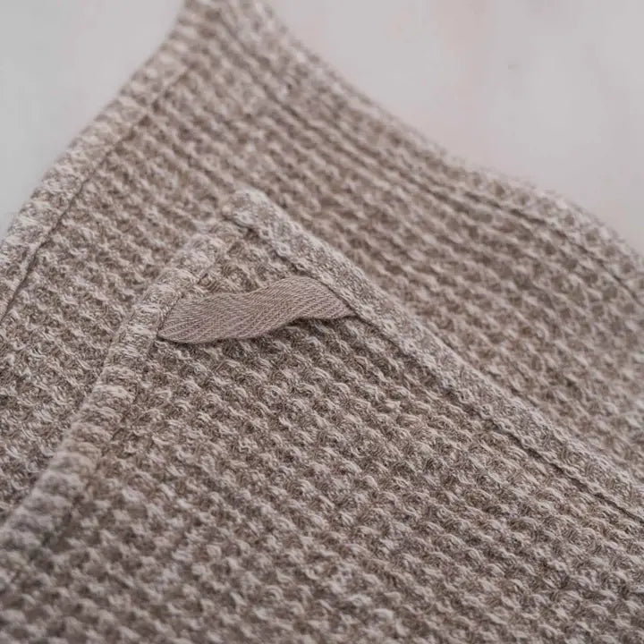 Linen Waffle Dishcloth Set - Natural (Set of 2)