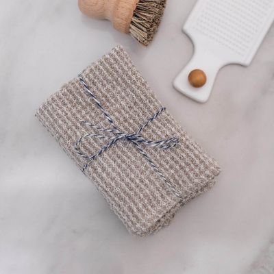 Linen Waffle Dishcloth Set - Natural (Set of 2)