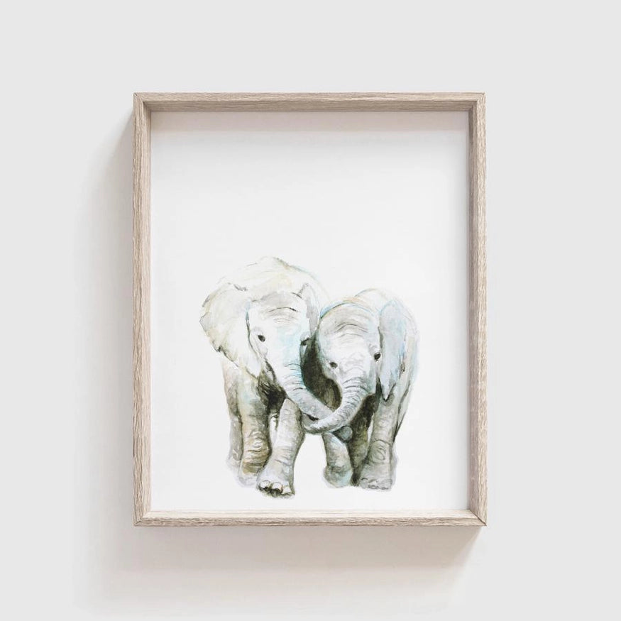 Baby Safari Art Print Set
